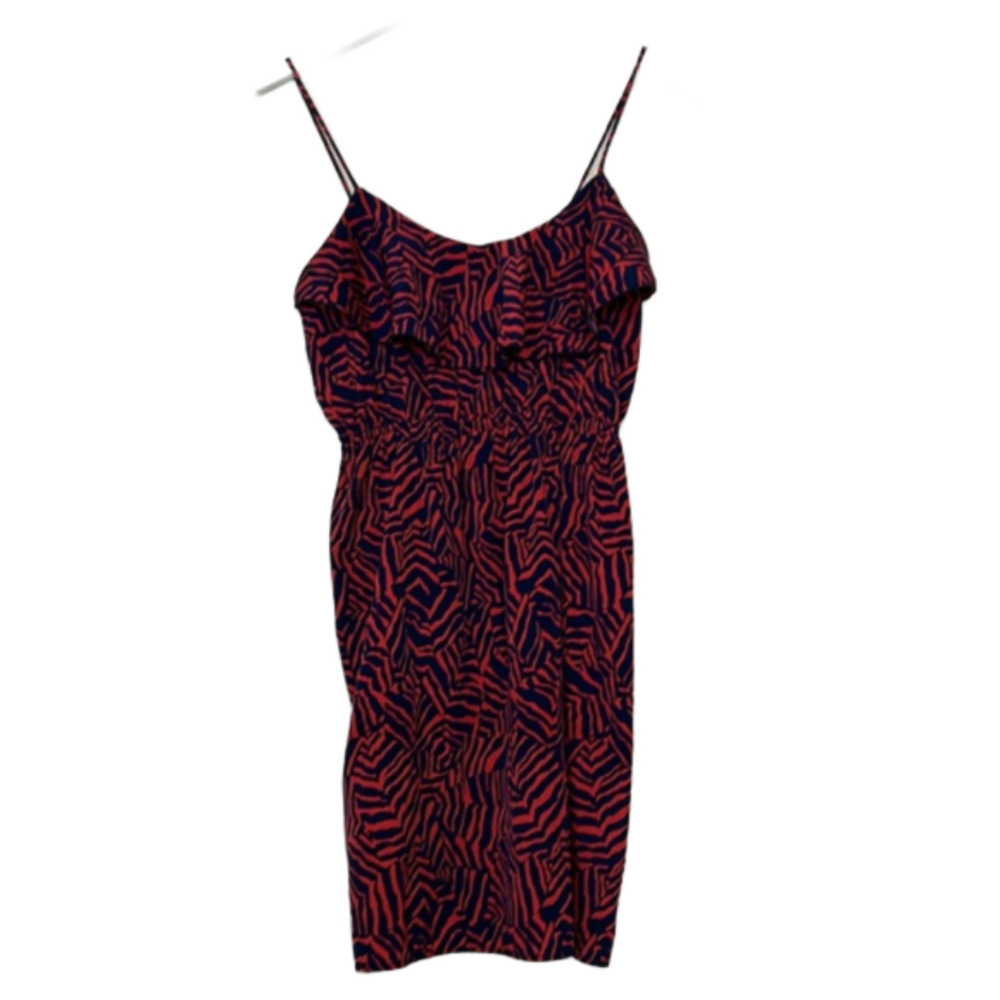 Soprano Pink Animal Print Mini Dress, Medium